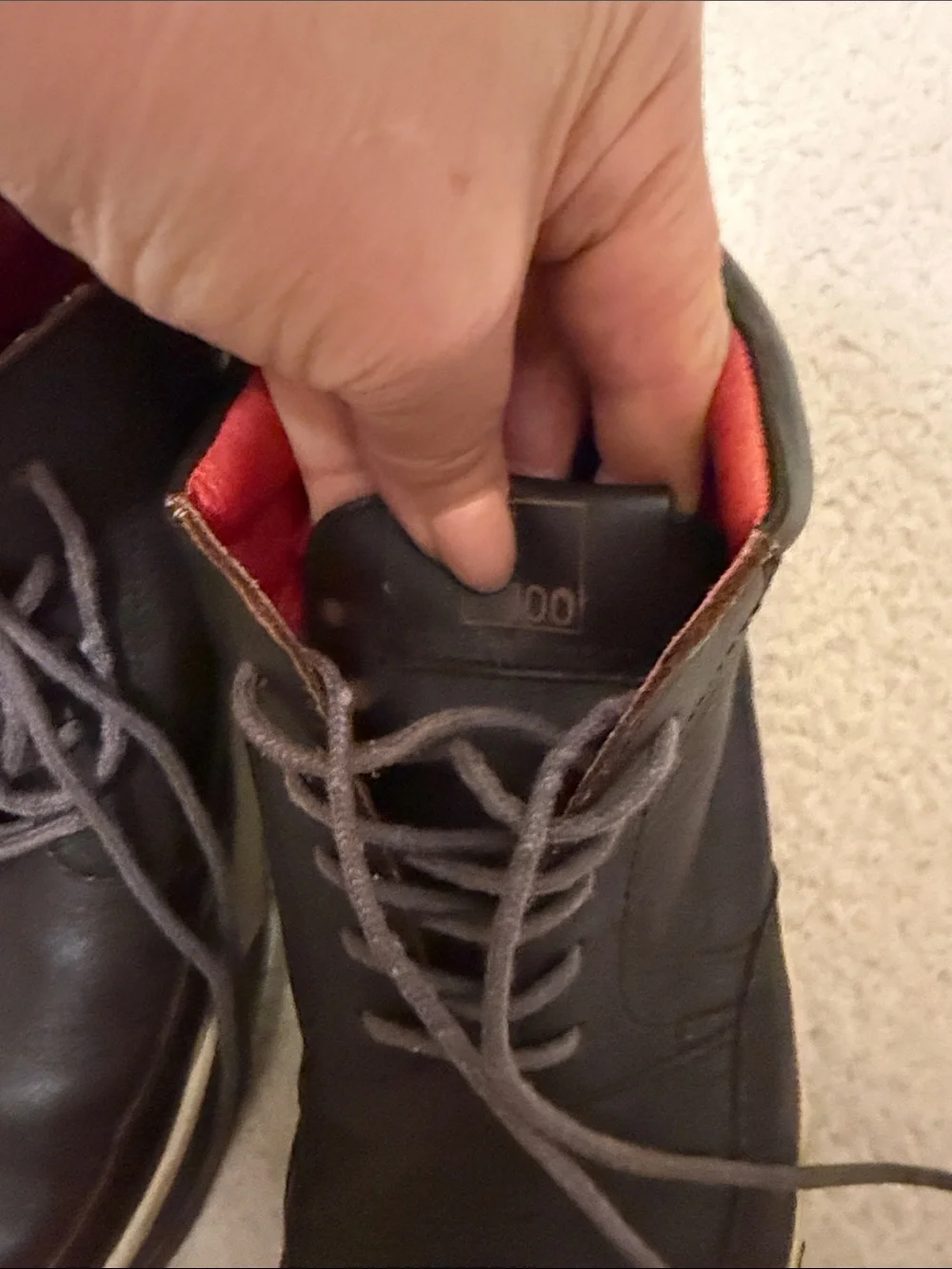 Men's Black Leather Chukka Boots with Red Interior